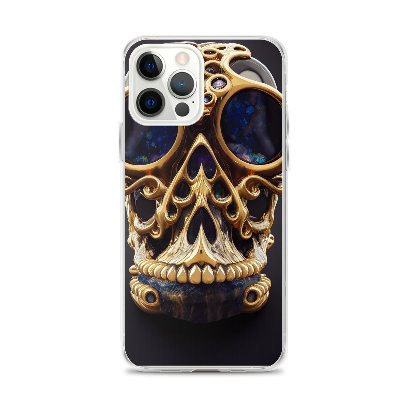 iPhone Case - Agate and Golden Skull