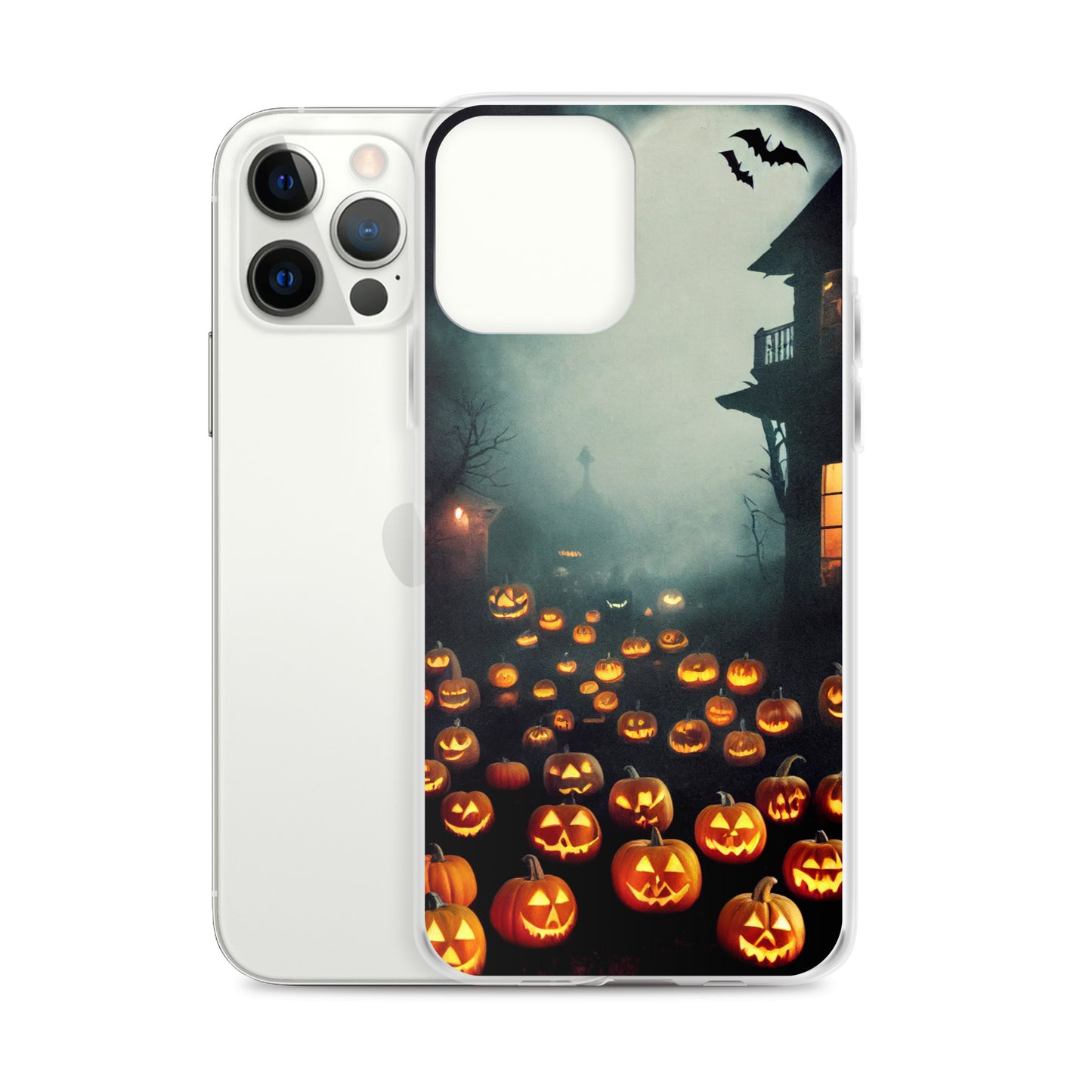 iPhone Case - Halloween Jack-o-Lanterns in the Mist