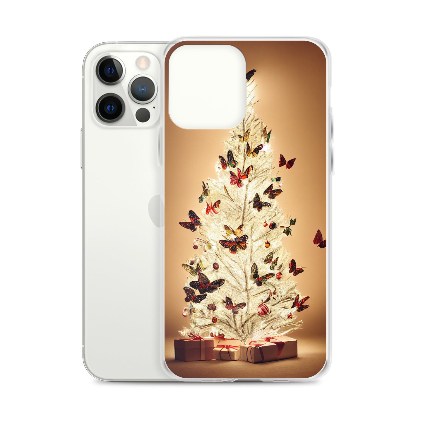 iPhone Case - Butterfly Christmas Tree