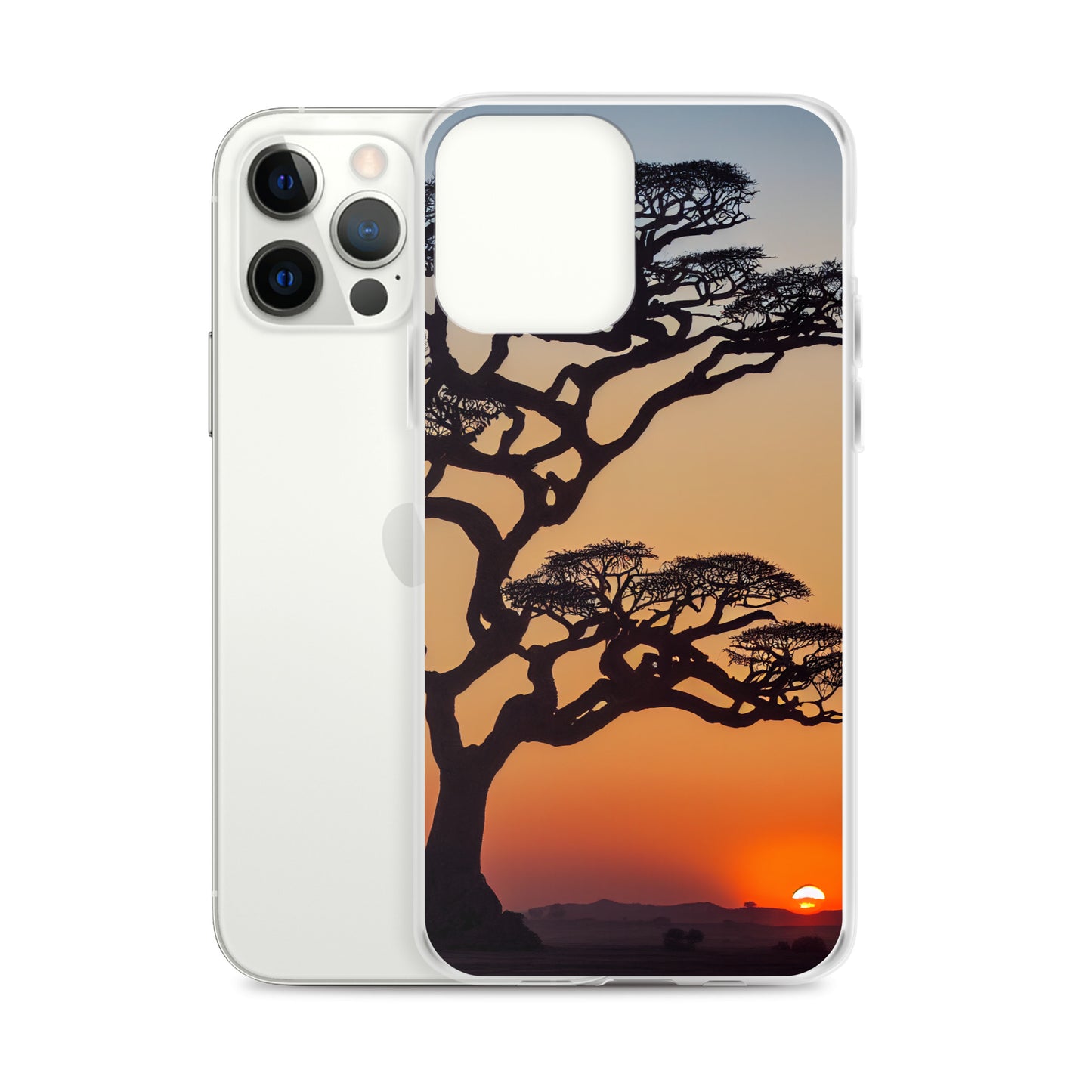 iPhone Case - African Vista - Acacia Tree at Sunset