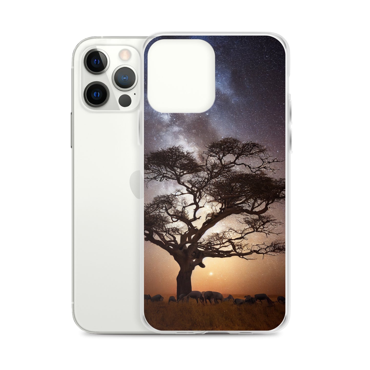 iPhone Case - African Vista - Acacia Under the Milky Way