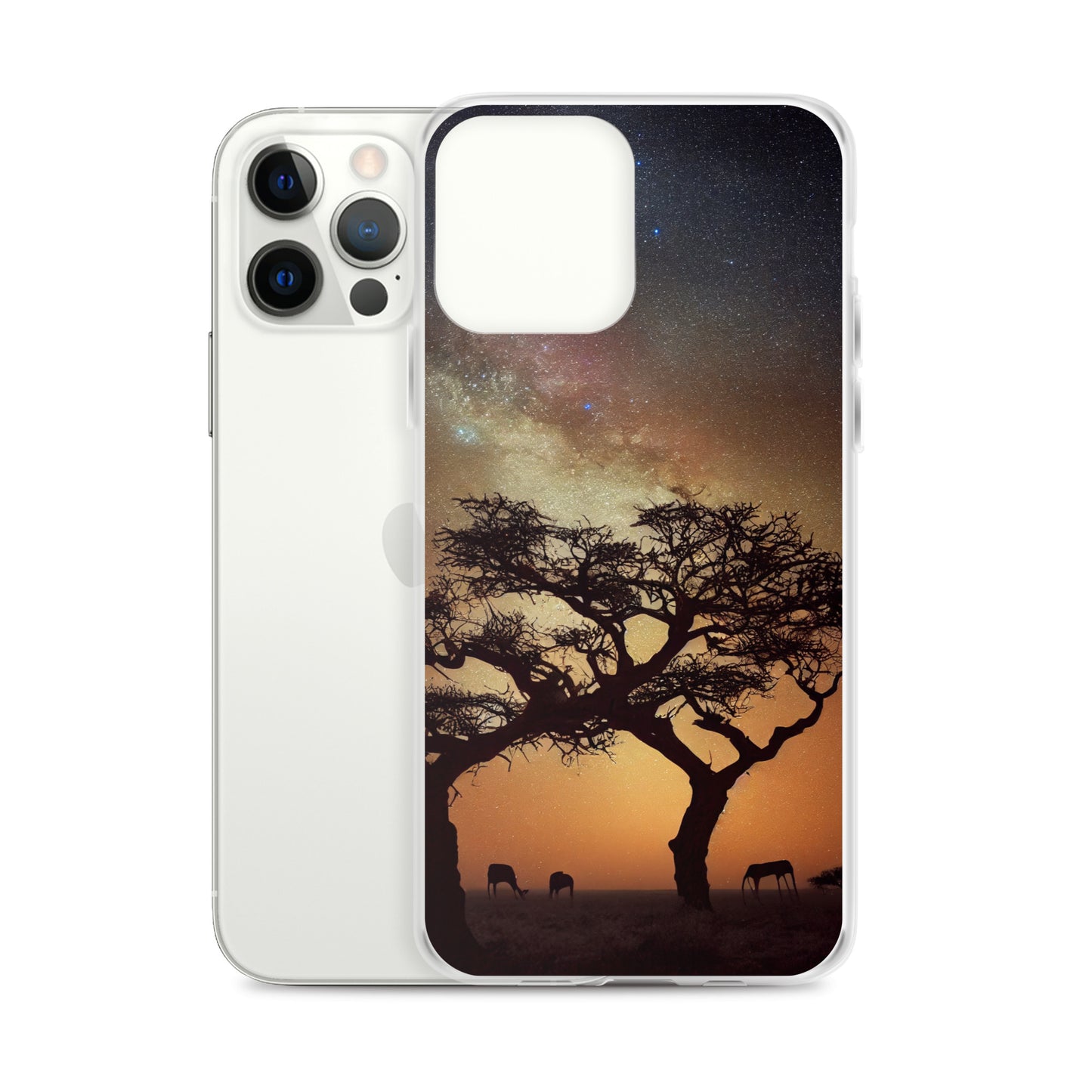 iPhone Case - African Vista - Acacia Under the Milky Way