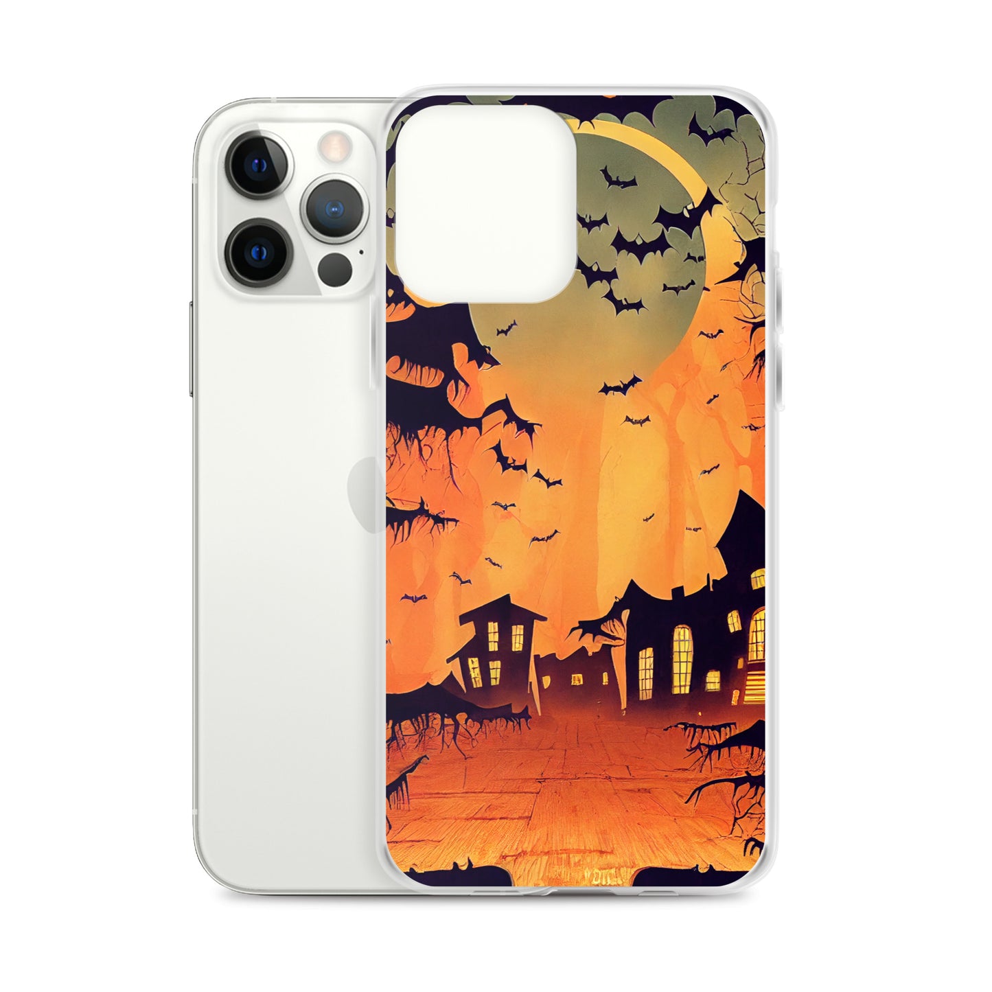 iPhone Case - Orange Halloween Moon