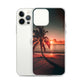 iPhone Case - Beach Life - Palm Tree at Sunset