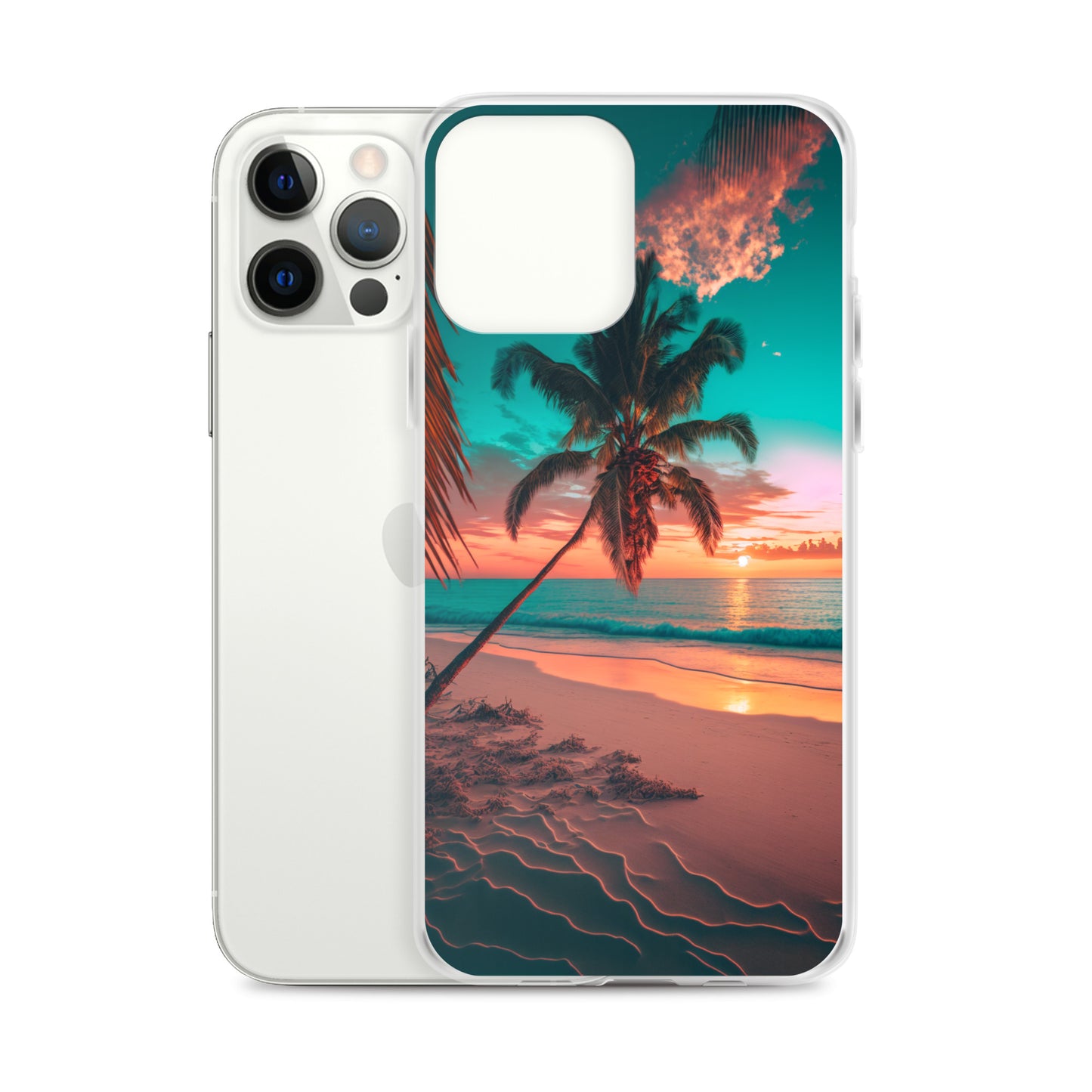 iPhone Case - Beach Life - Palm Tree at Sunset