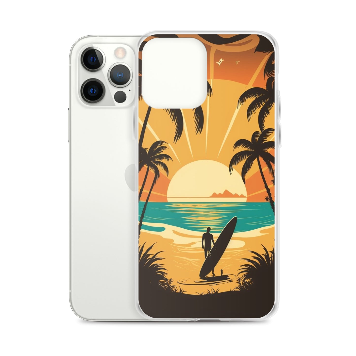 iPhone Case - Sunset Surfer