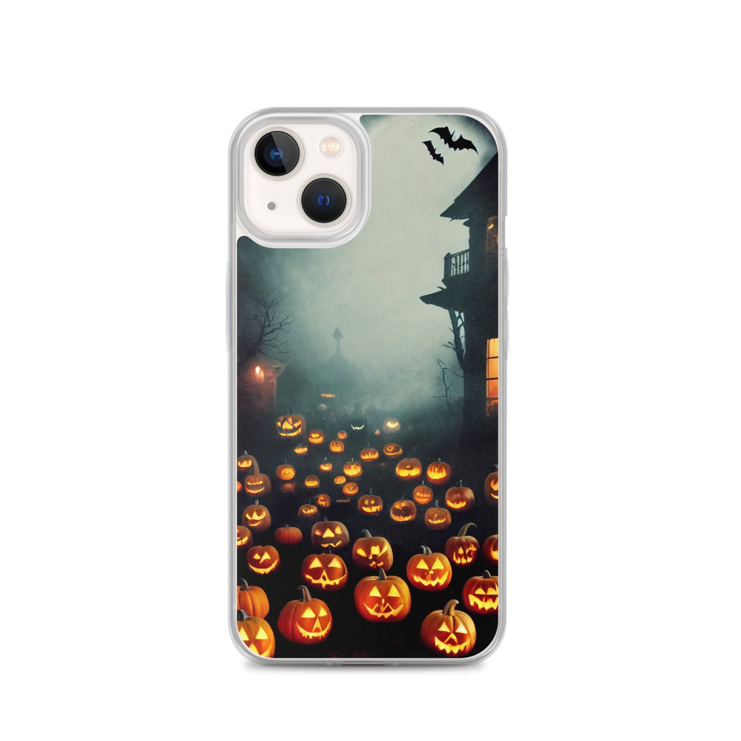 iPhone Case - Halloween Jack-o-Lanterns in the Mist