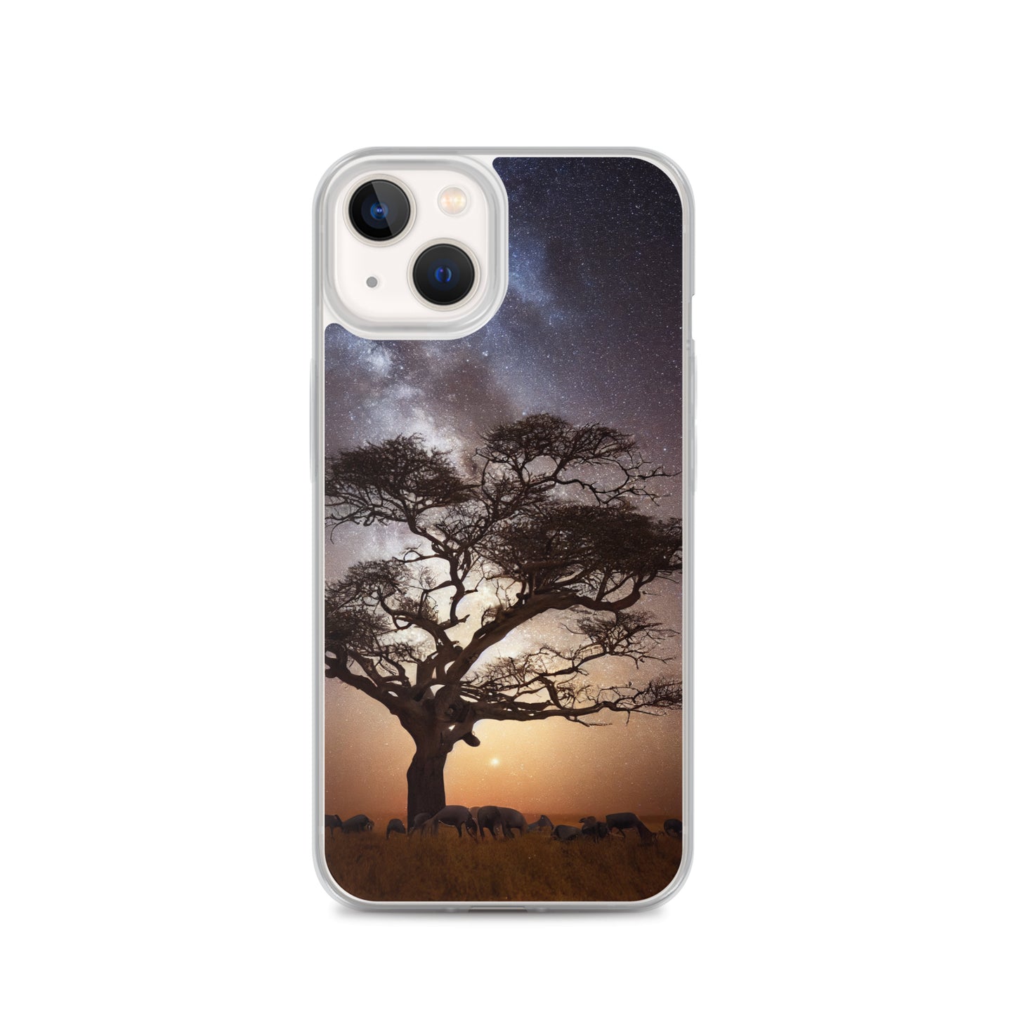 iPhone Case - African Vista - Acacia Under the Milky Way