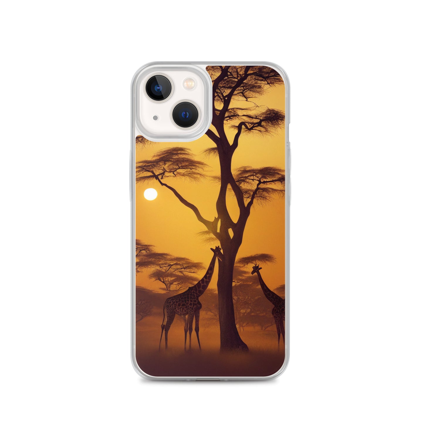 iPhone Case - African Vista - Giraffes Under Acacia Tree