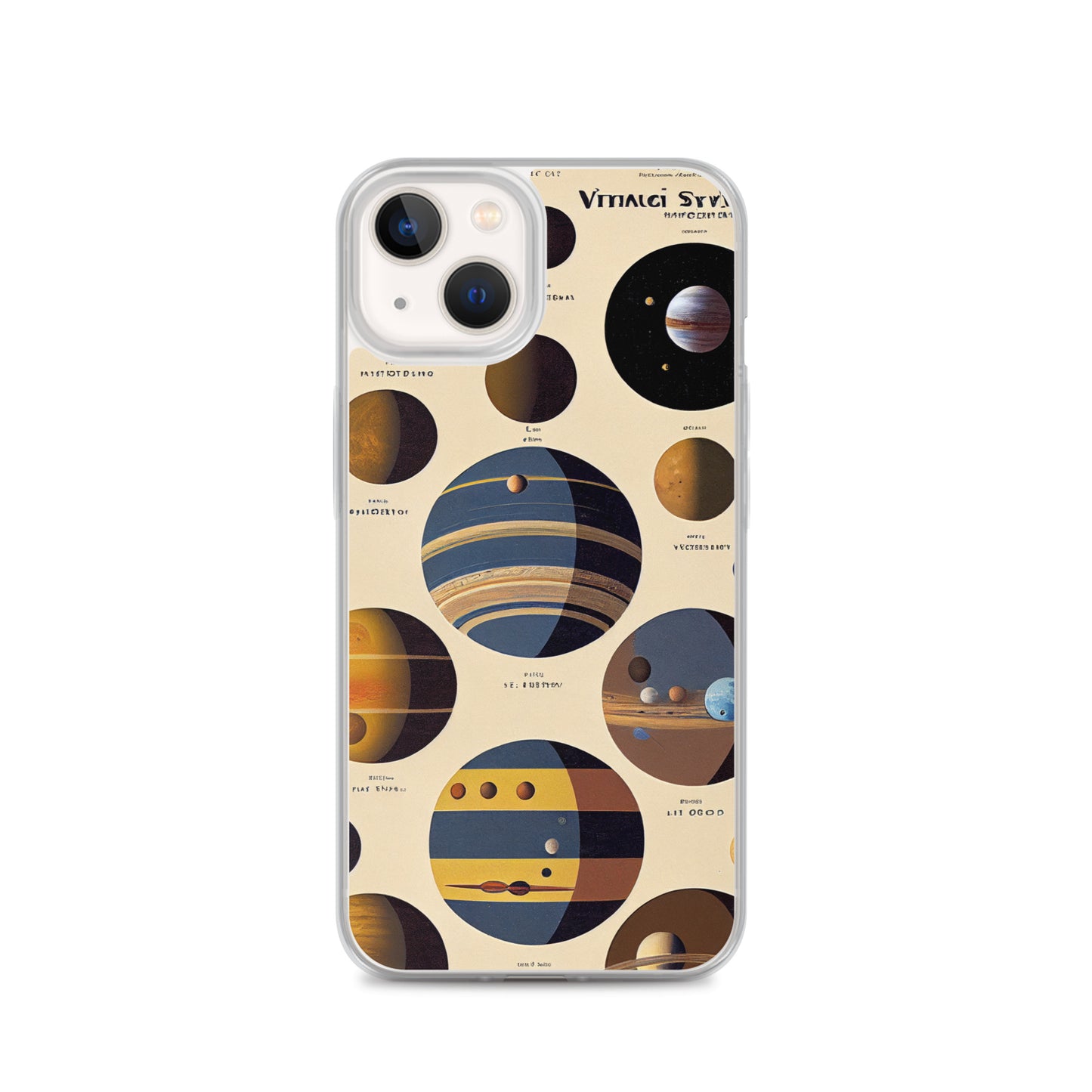 iPhone Case - Map of the Planets