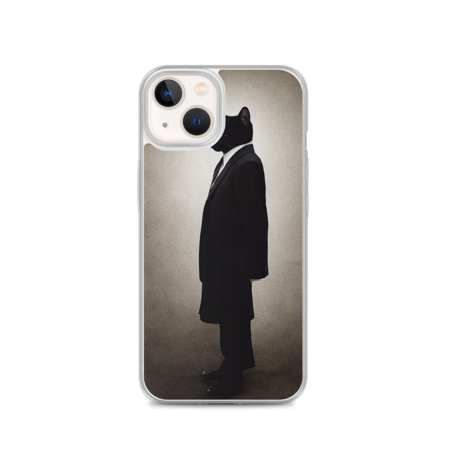 iPhone Case - Side Profile of Business Cat Boss