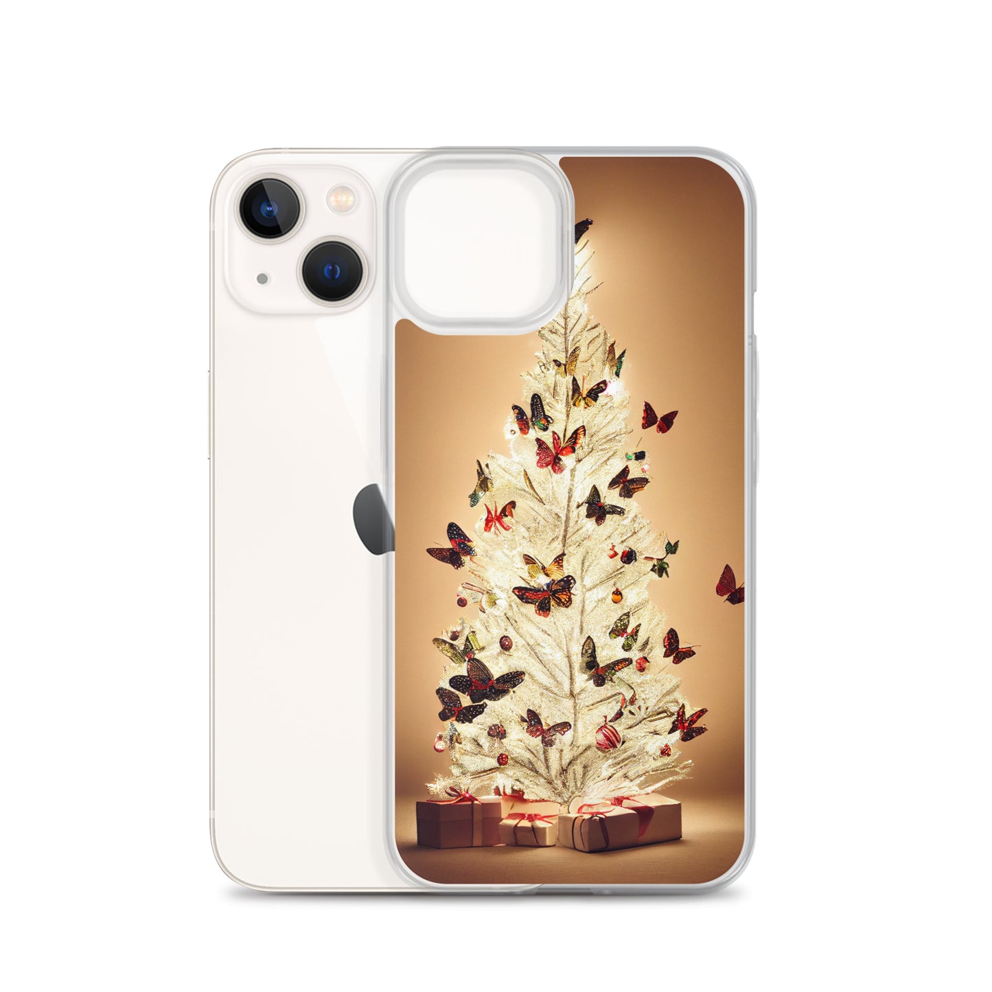 iPhone Case - Butterfly Christmas Tree