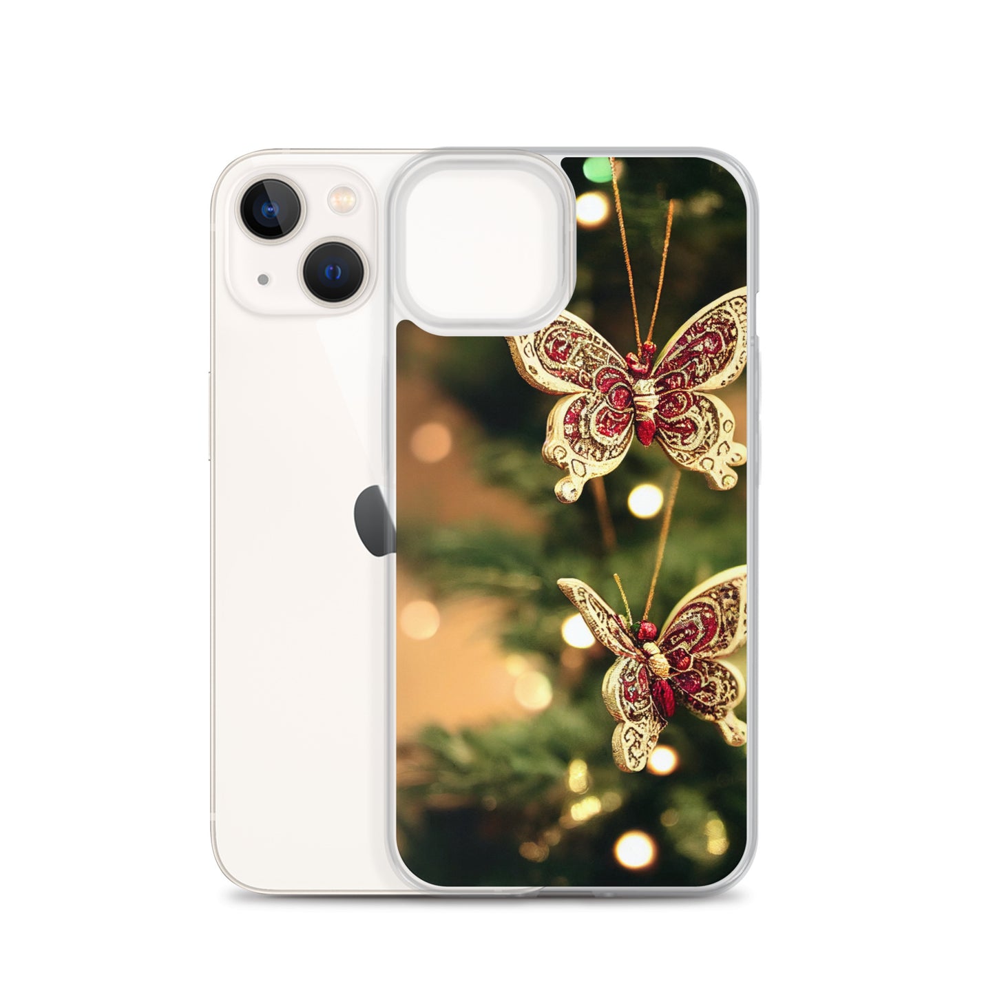 iPhone Case - Butterfly Christmas Ornaments