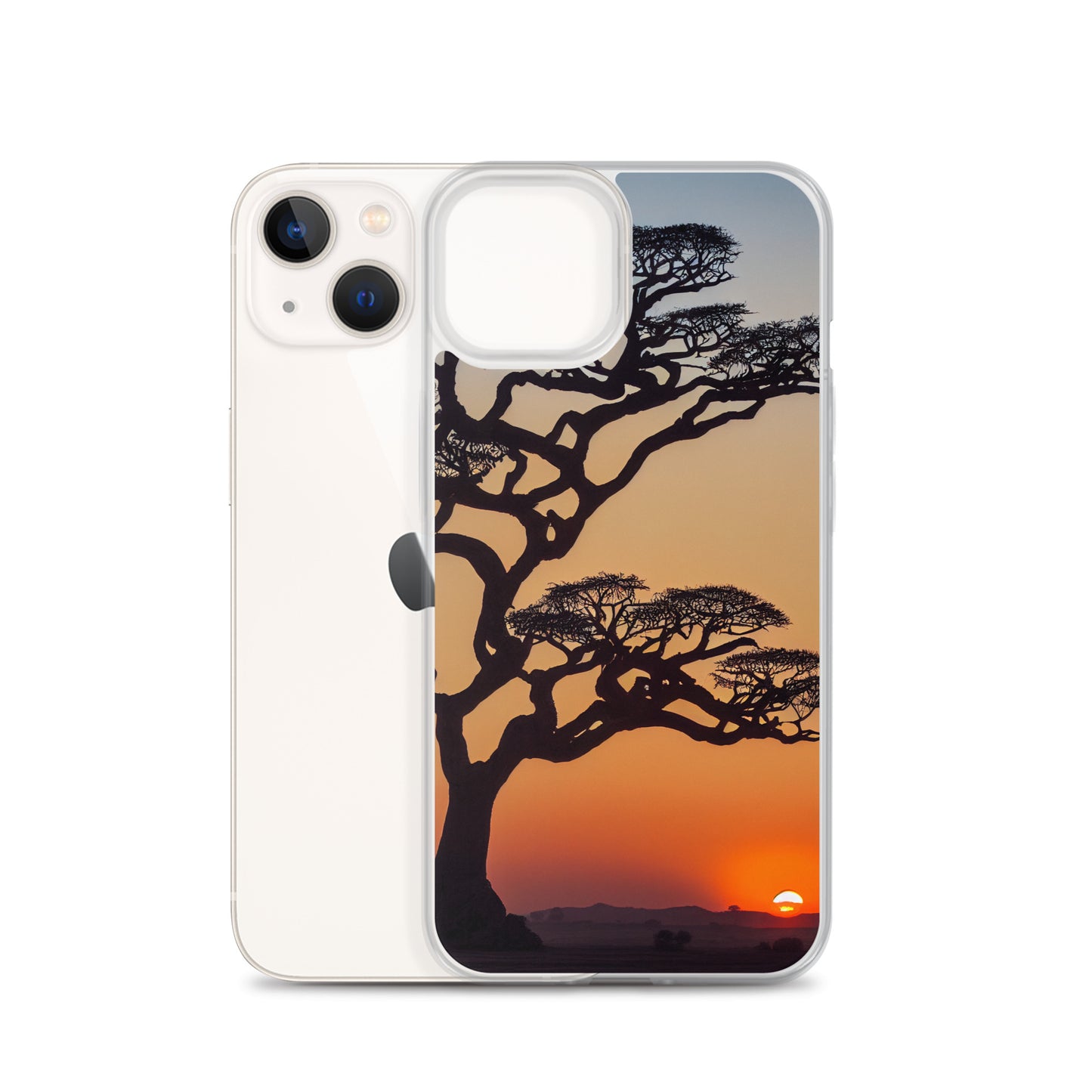 iPhone Case - African Vista - Acacia Tree at Sunset