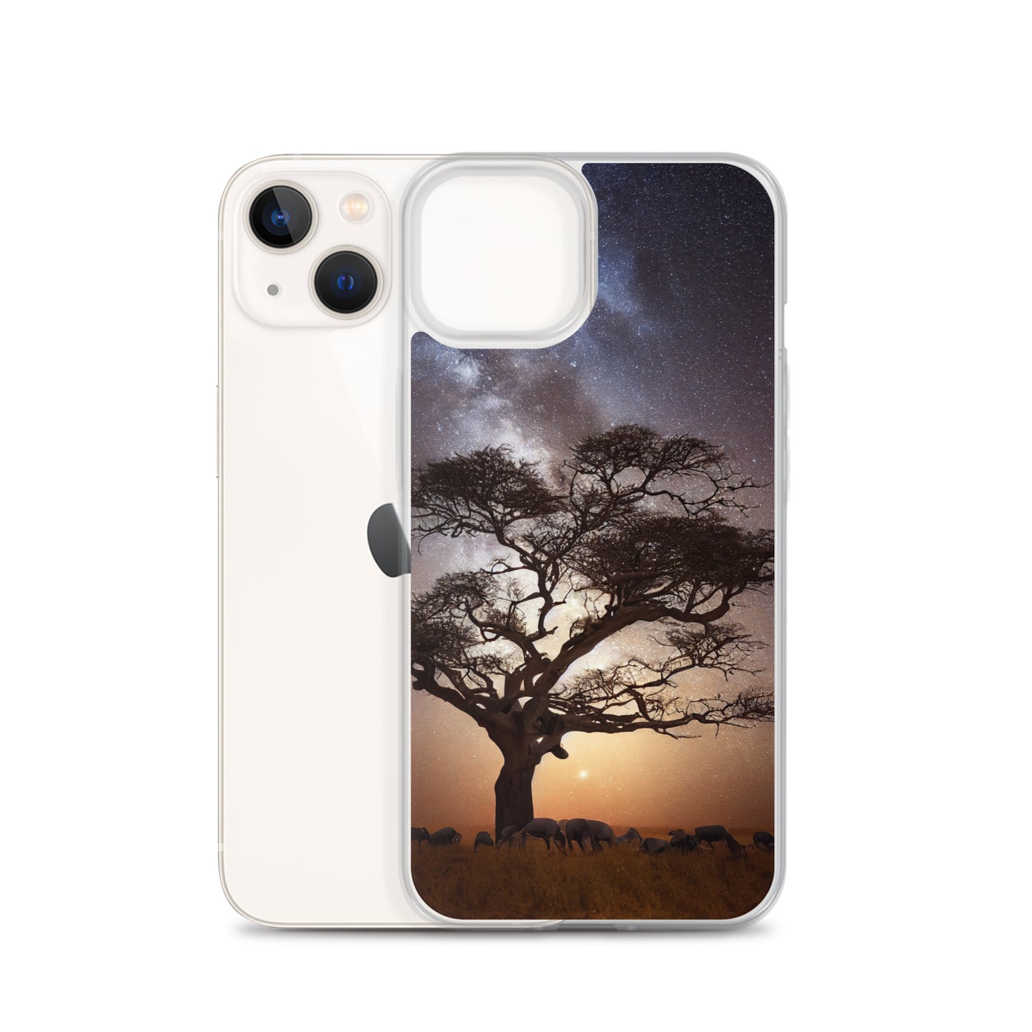 iPhone Case - African Vista - Acacia Under the Milky Way