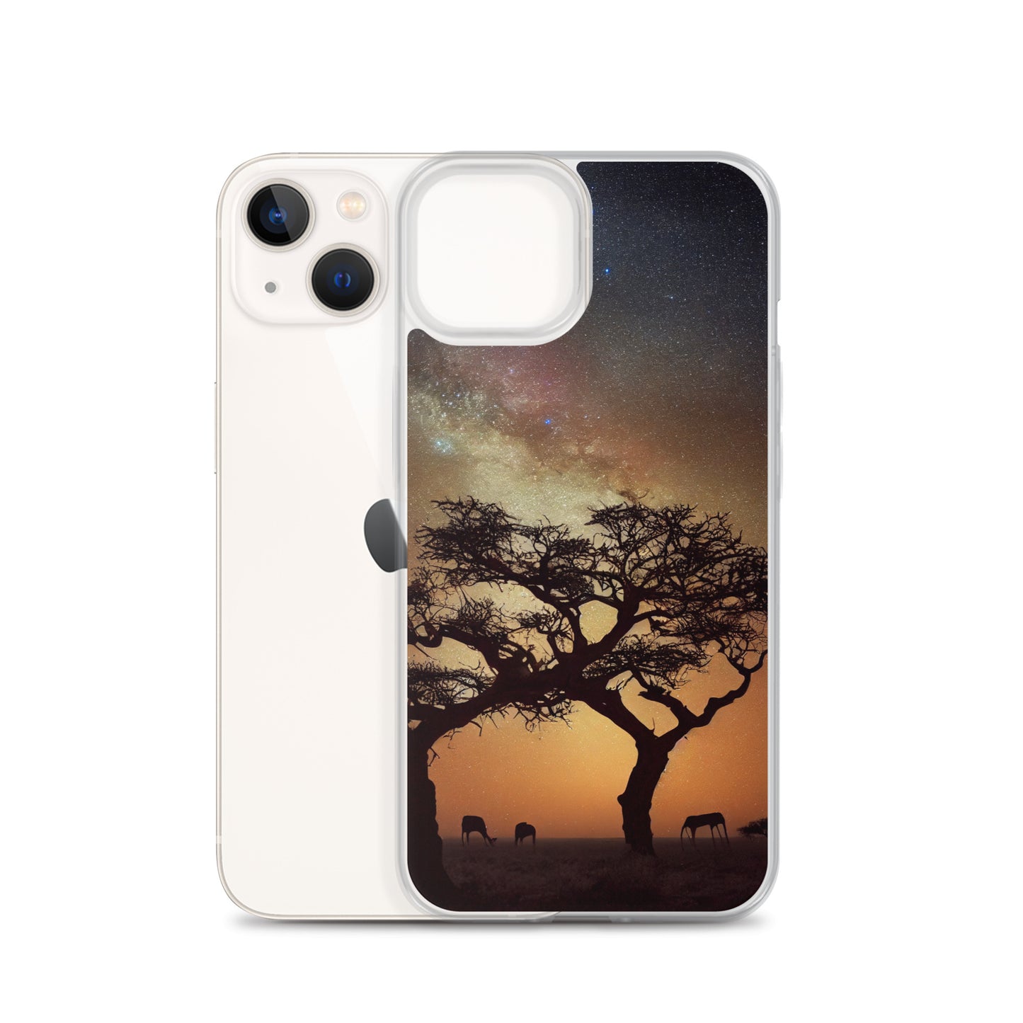 iPhone Case - African Vista - Acacia Under the Milky Way