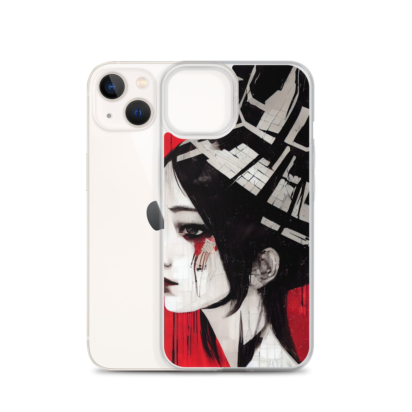 iPhone Case - Cyberpunk Geisha Girl