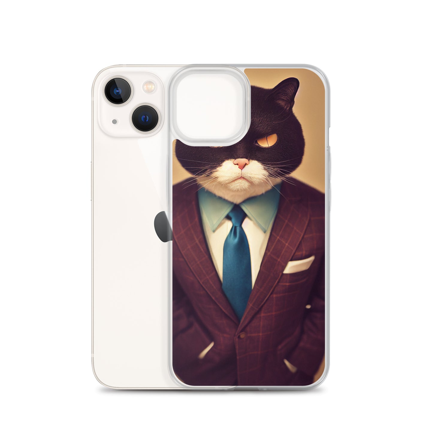 iPhone Case - Stern Business Cat Boss