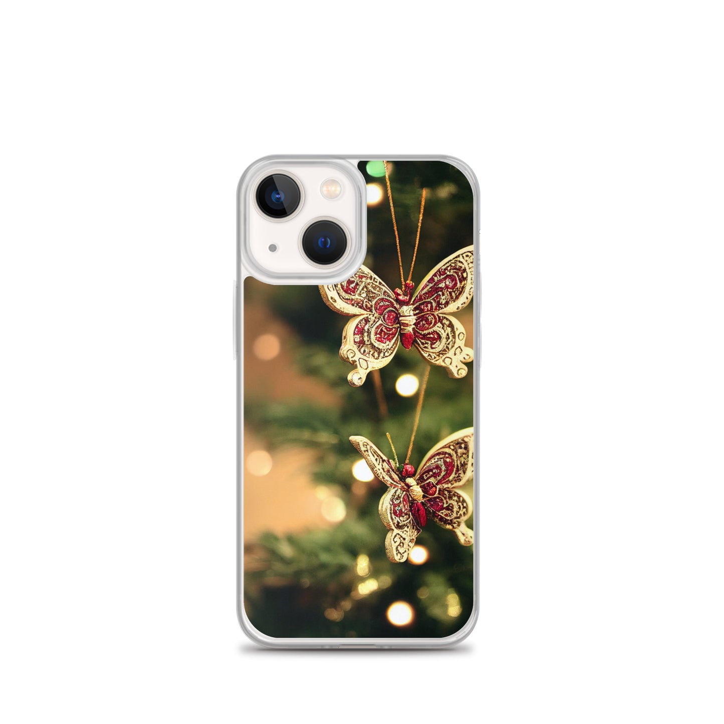 iPhone Case - Butterfly Christmas Ornaments