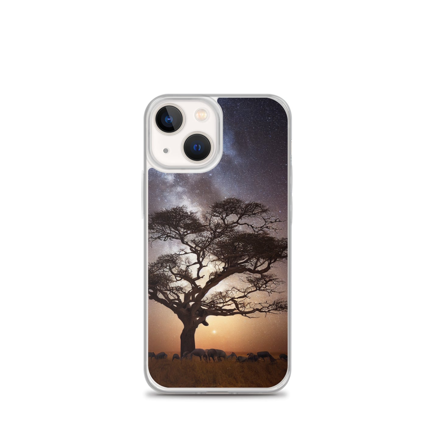 iPhone Case - African Vista - Acacia Under the Milky Way