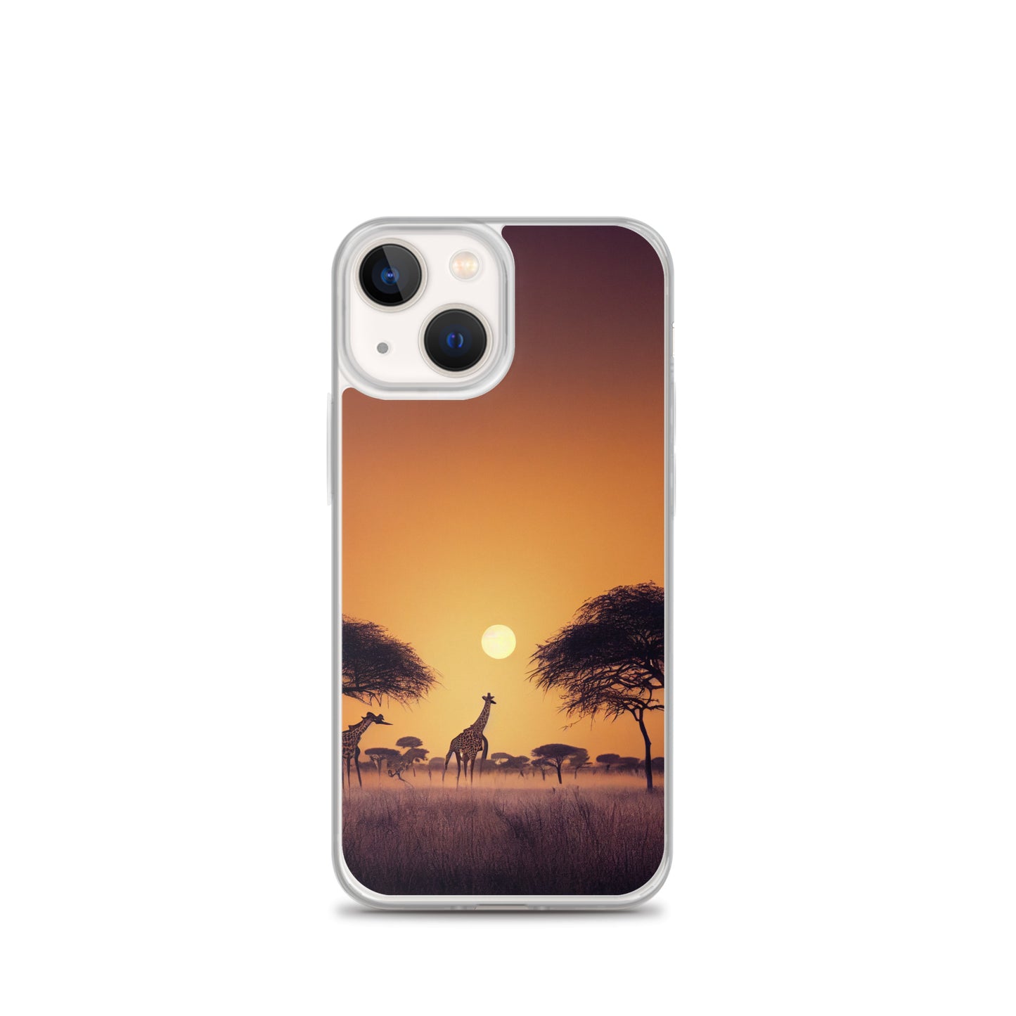 iPhone Case - African Vista - Giraffes Under Acacia Tree