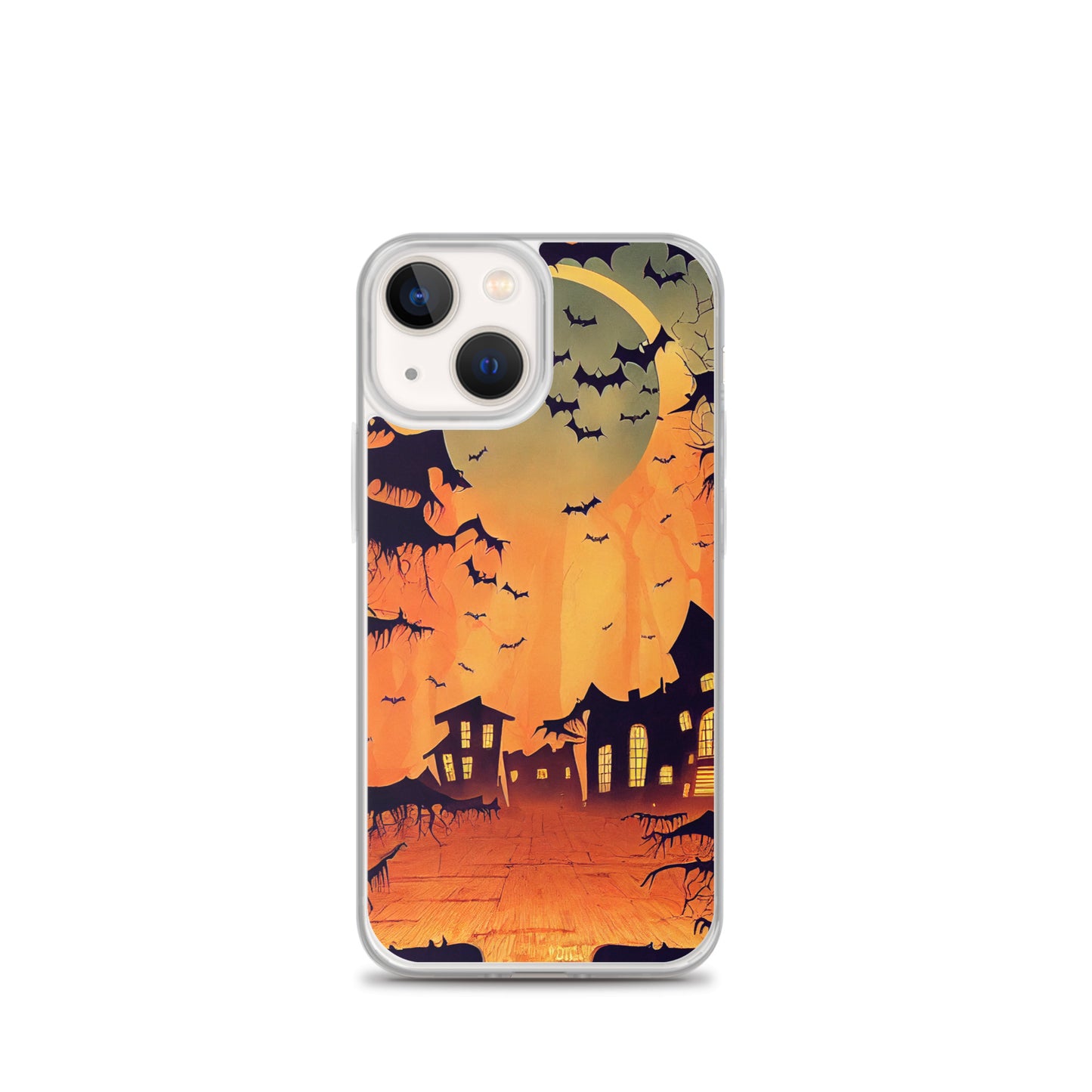 iPhone Case - Orange Halloween Moon