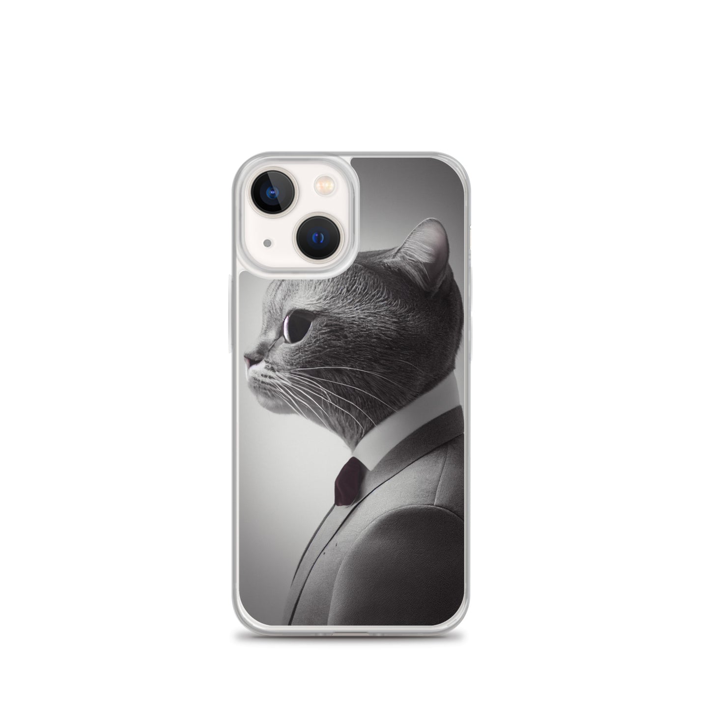 iPhone Case - Business Cat Boss in Gray