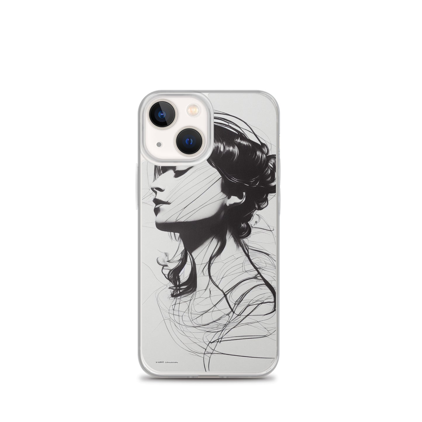 iPhone Case - Line Drawing of Woman's Profile