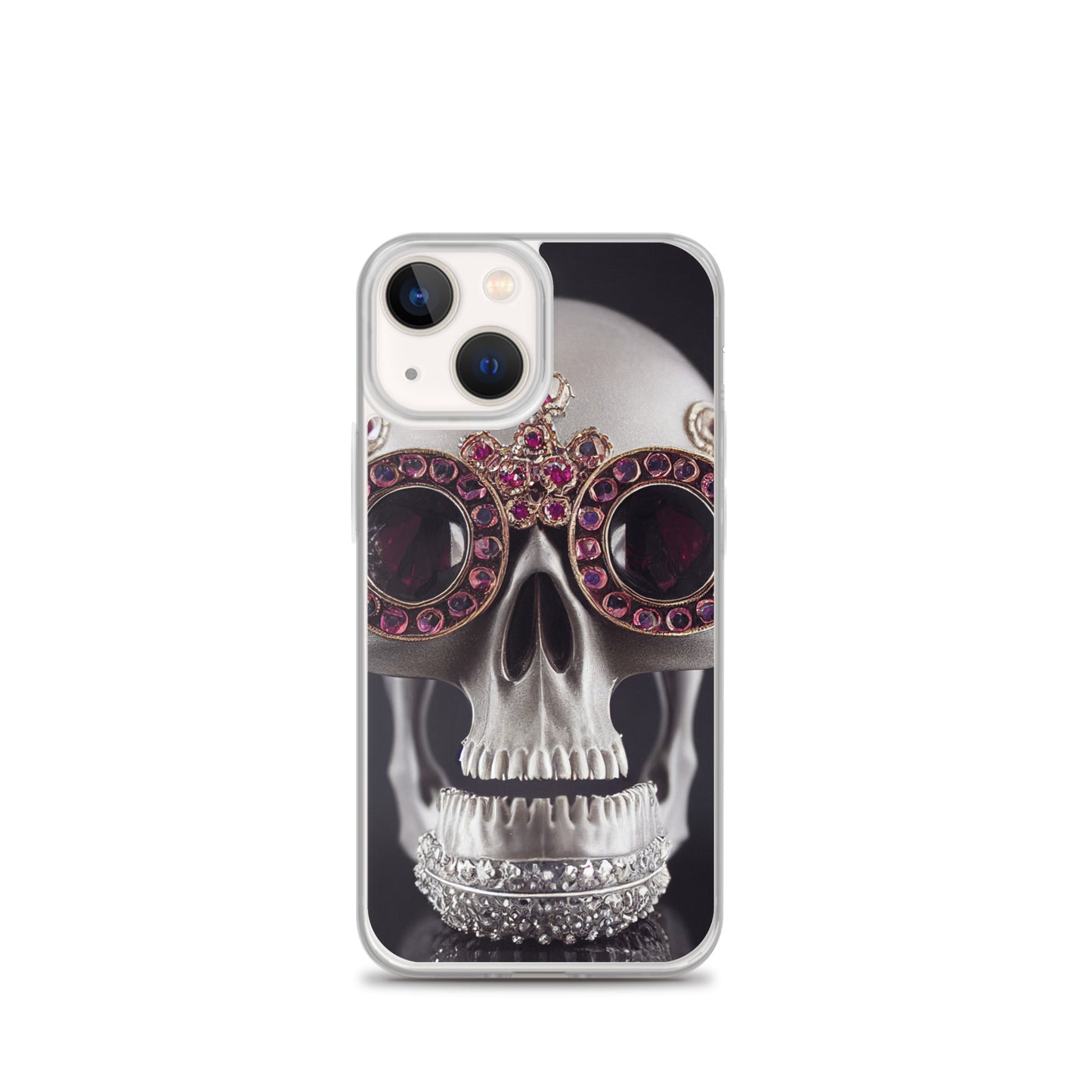 iPhone Case - Ornate Ruby Eyed Skull