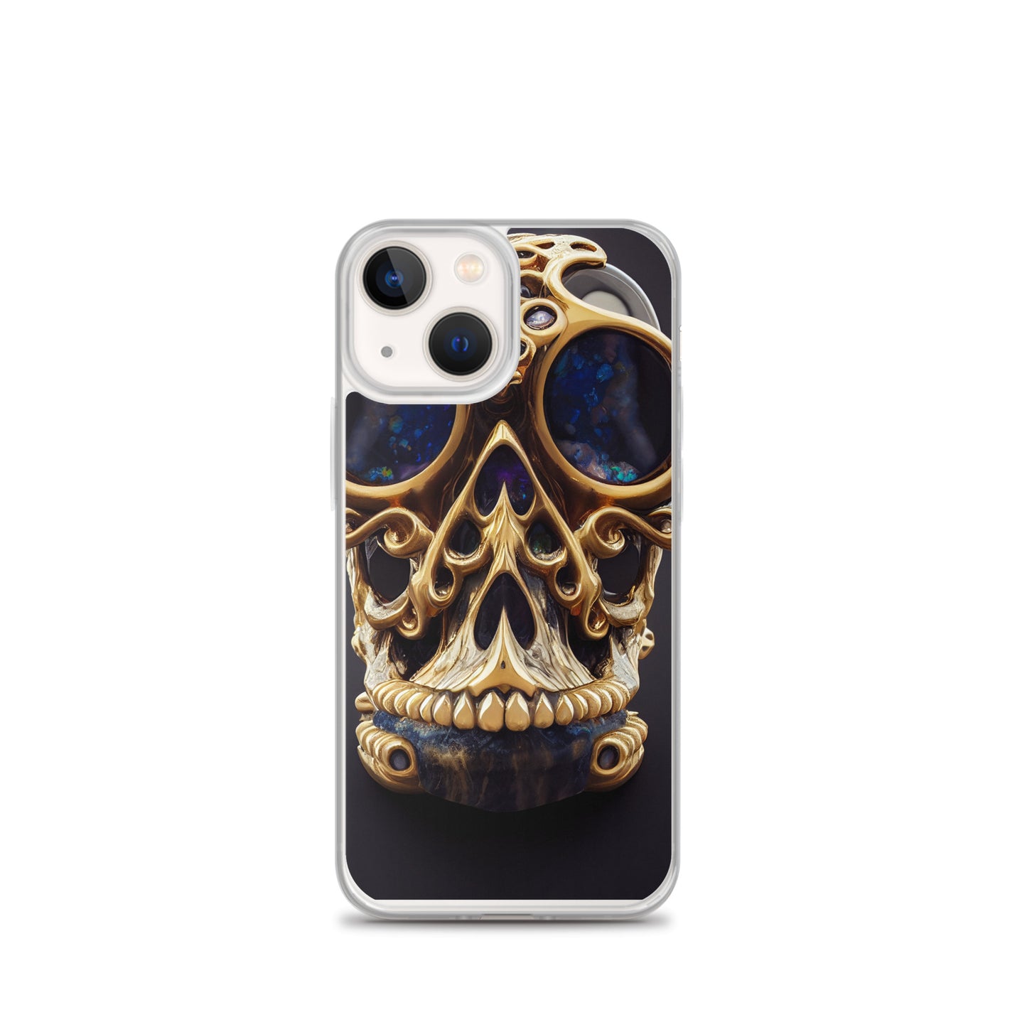 iPhone Case - Agate and Golden Skull