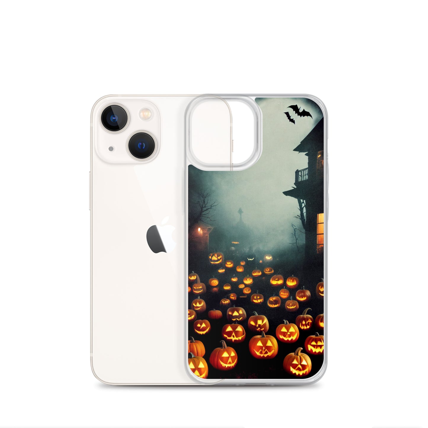 iPhone Case - Halloween Jack-o-Lanterns in the Mist