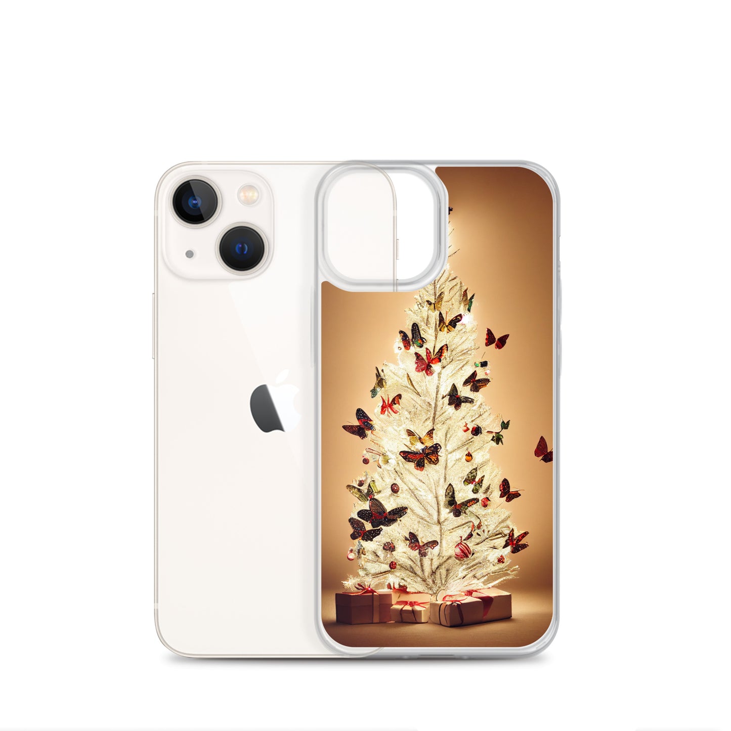 iPhone Case - Butterfly Christmas Tree