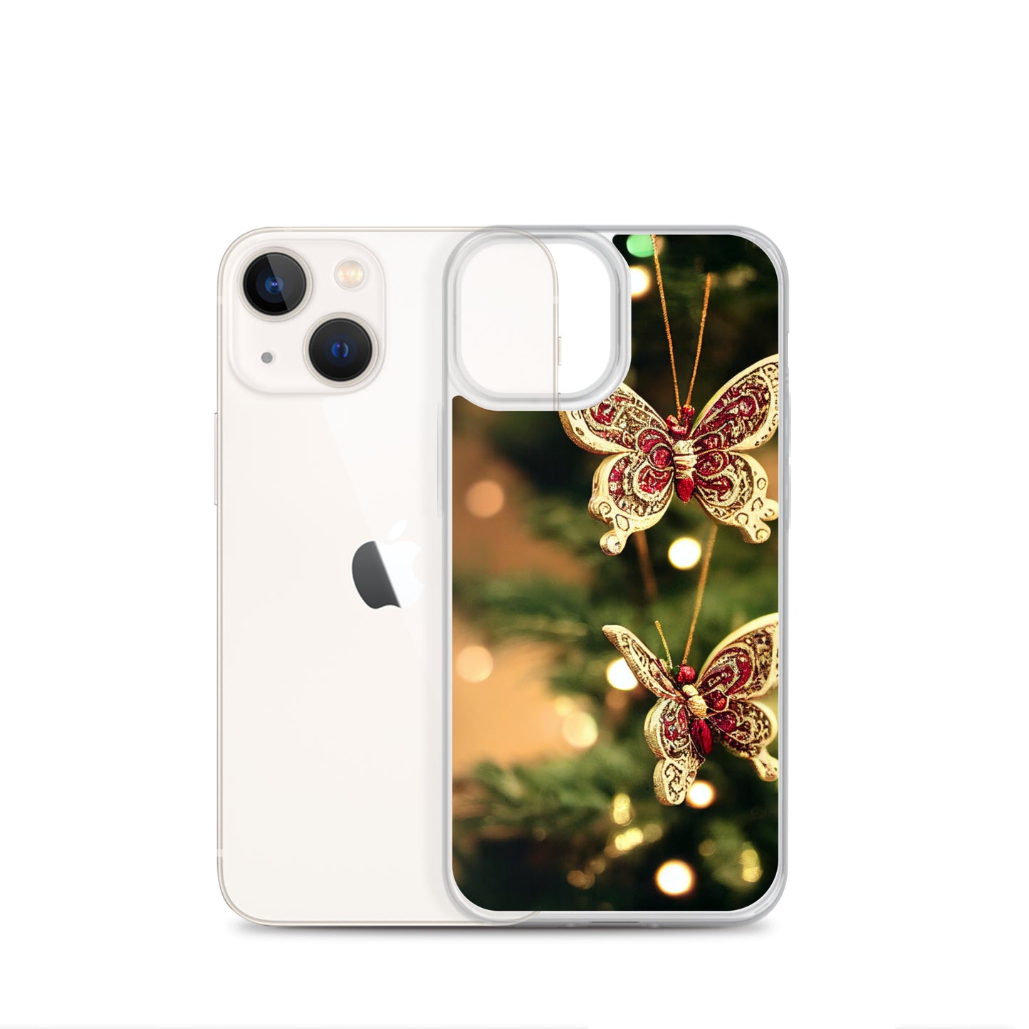 iPhone Case - Butterfly Christmas Ornaments