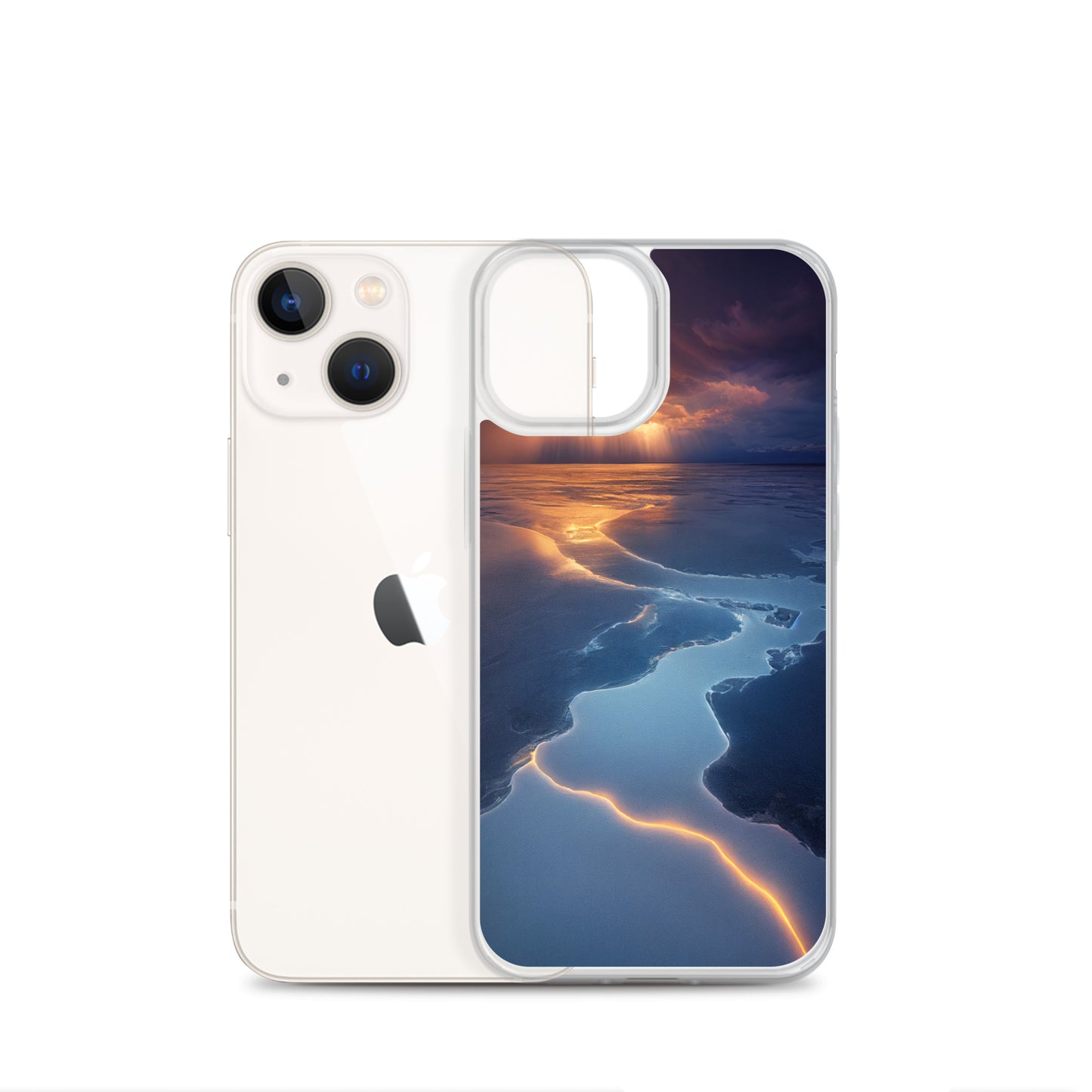 iPhone Case - Winding River Under Clouds