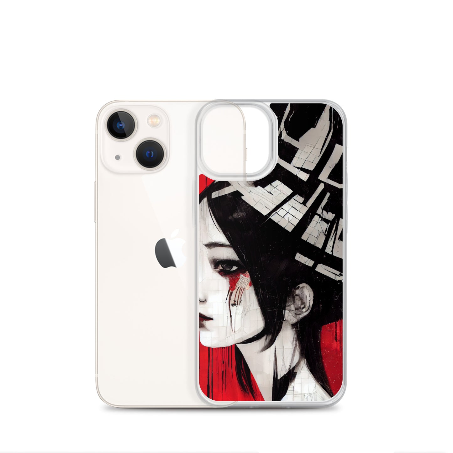 iPhone Case - Cyberpunk Geisha Girl