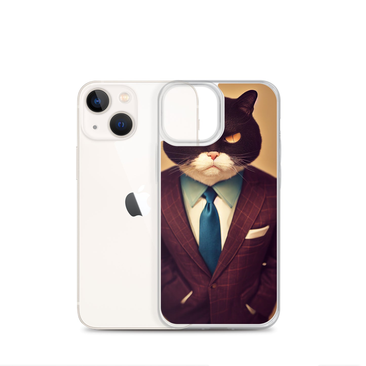 iPhone Case - Stern Business Cat Boss