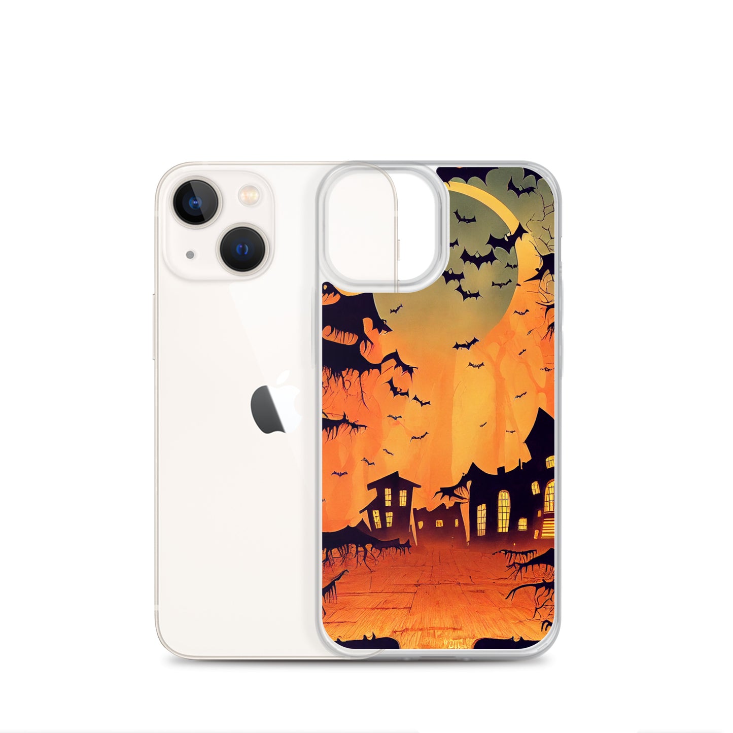 iPhone Case - Orange Halloween Moon