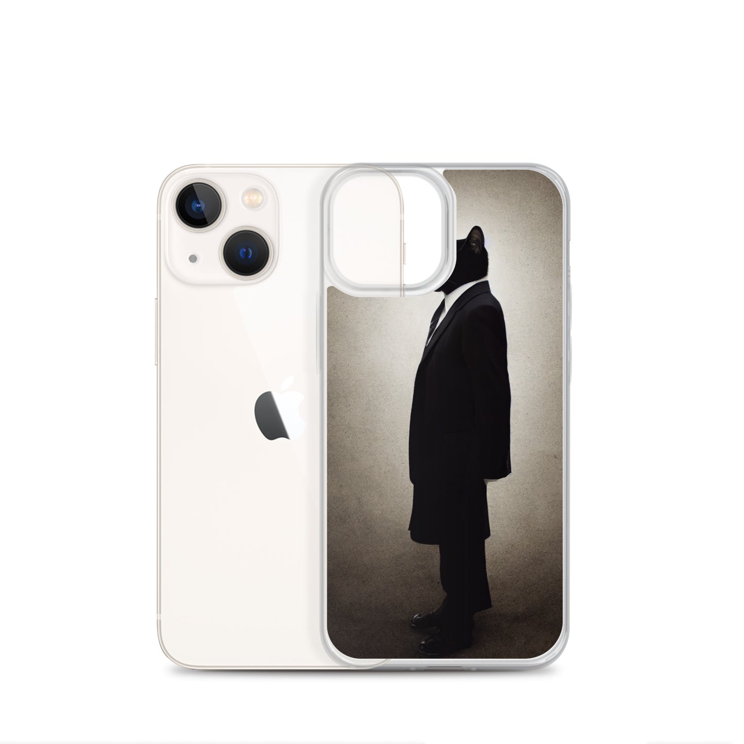 iPhone Case - Side Profile of Business Cat Boss