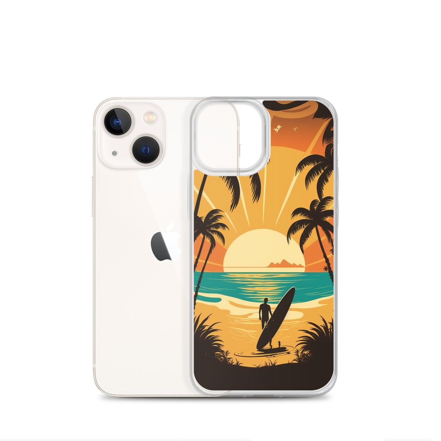 iPhone Case - Sunset Surfer