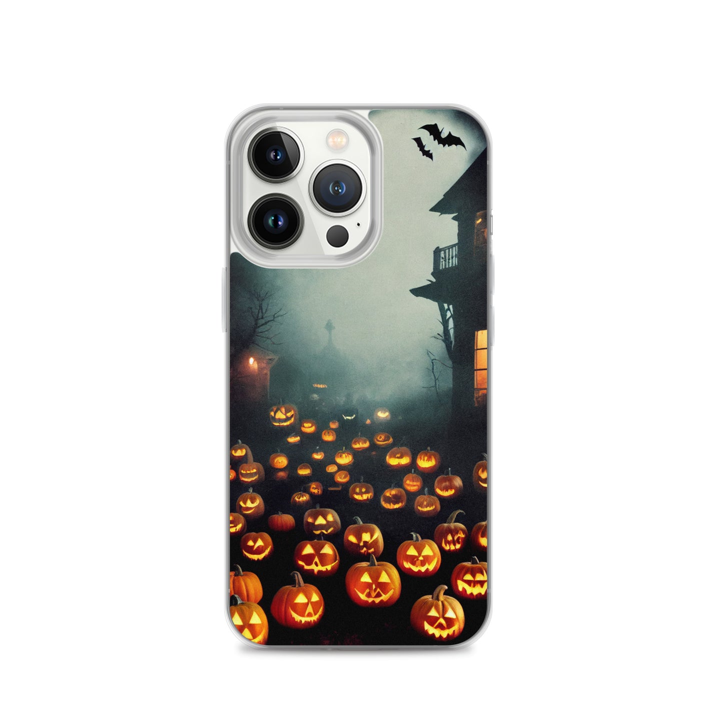 iPhone Case - Halloween Jack-o-Lanterns in the Mist