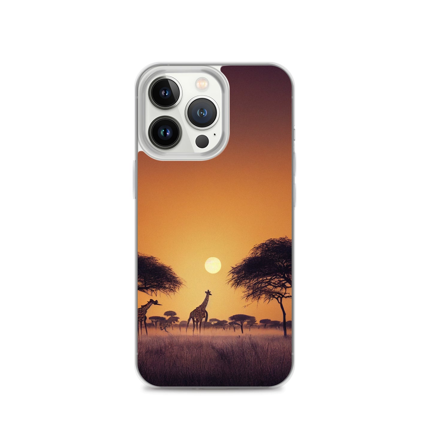 iPhone Case - African Vista - Giraffes Under Acacia Tree