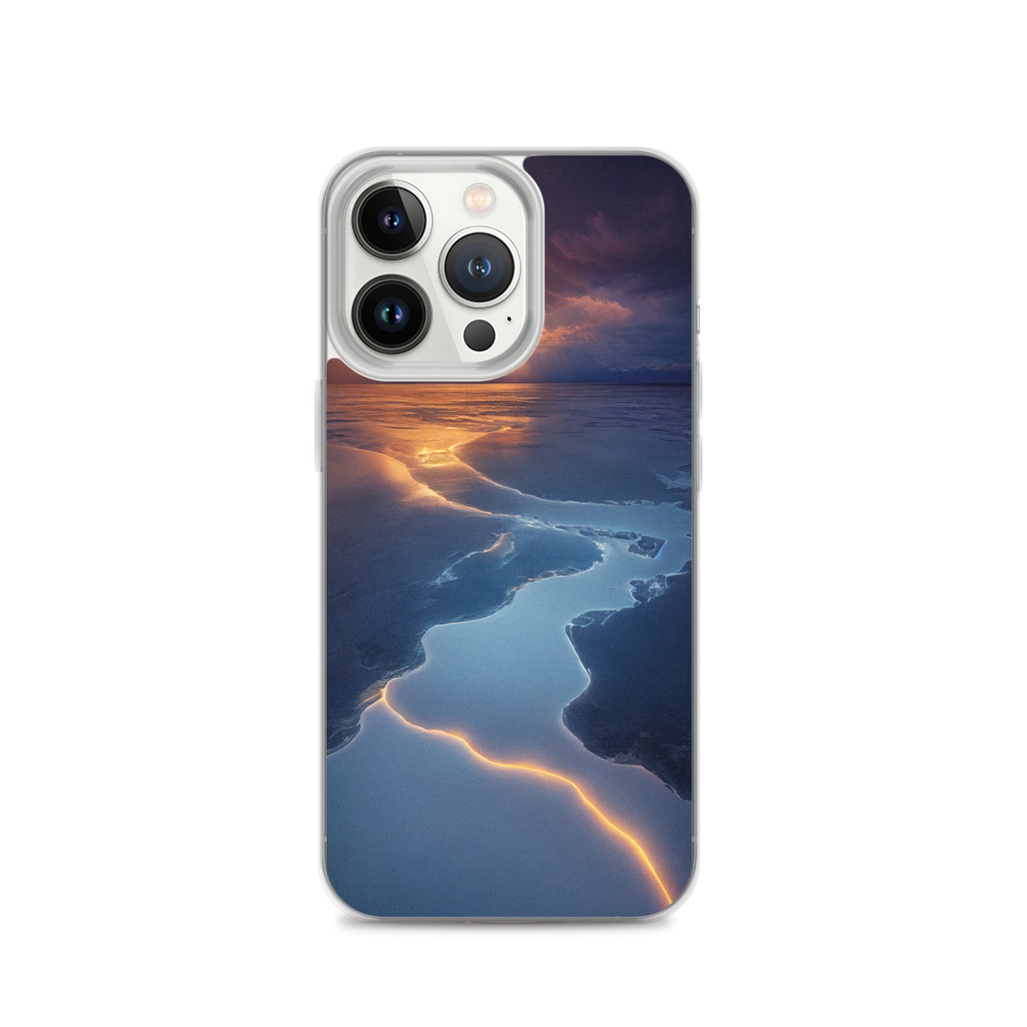 iPhone Case - Winding River Under Clouds