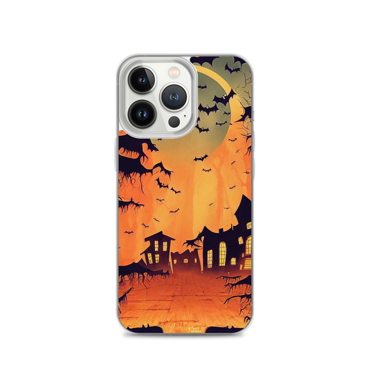 iPhone Case - Orange Halloween Moon