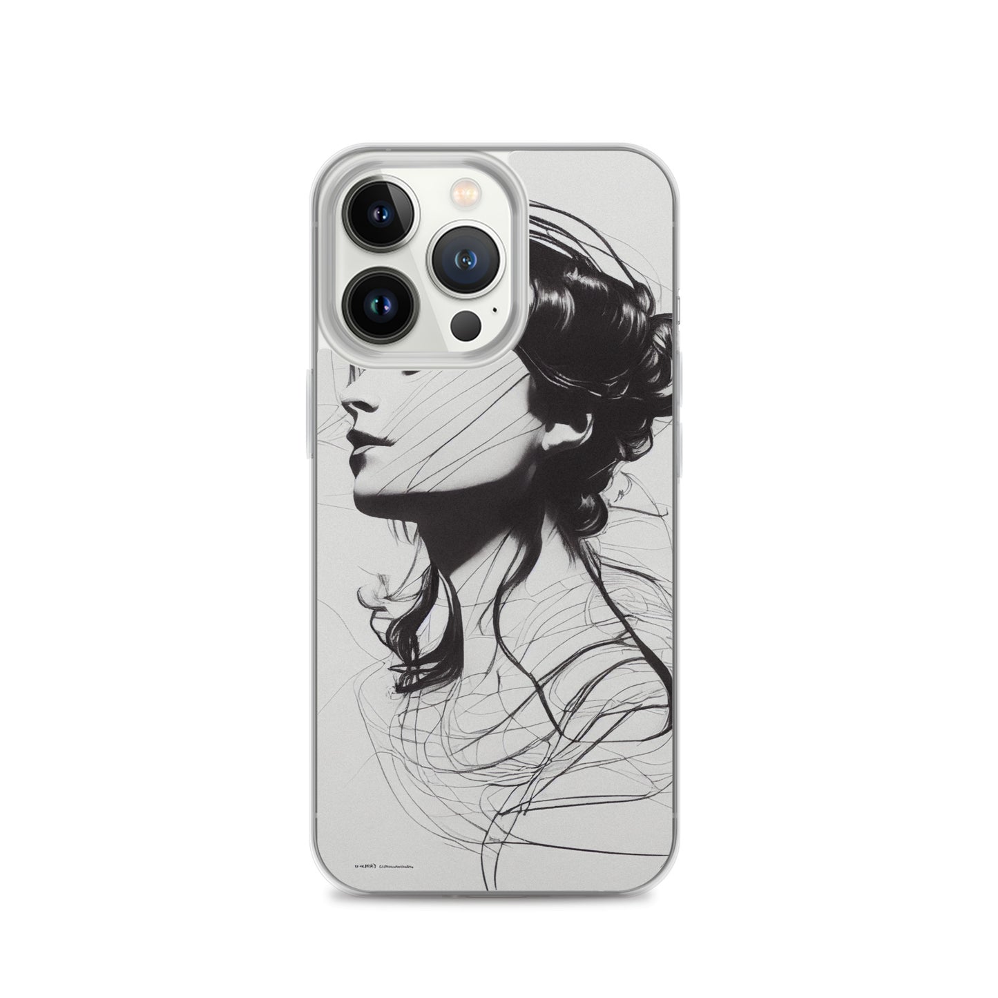 iPhone Case - Line Drawing of Woman's Profile