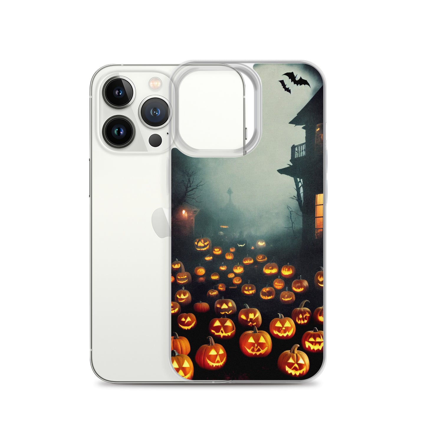 iPhone Case - Halloween Jack-o-Lanterns in the Mist