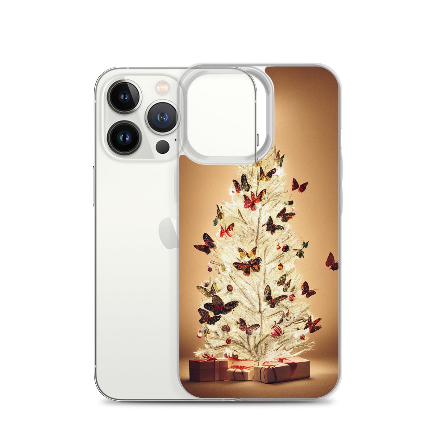 iPhone Case - Butterfly Christmas Tree