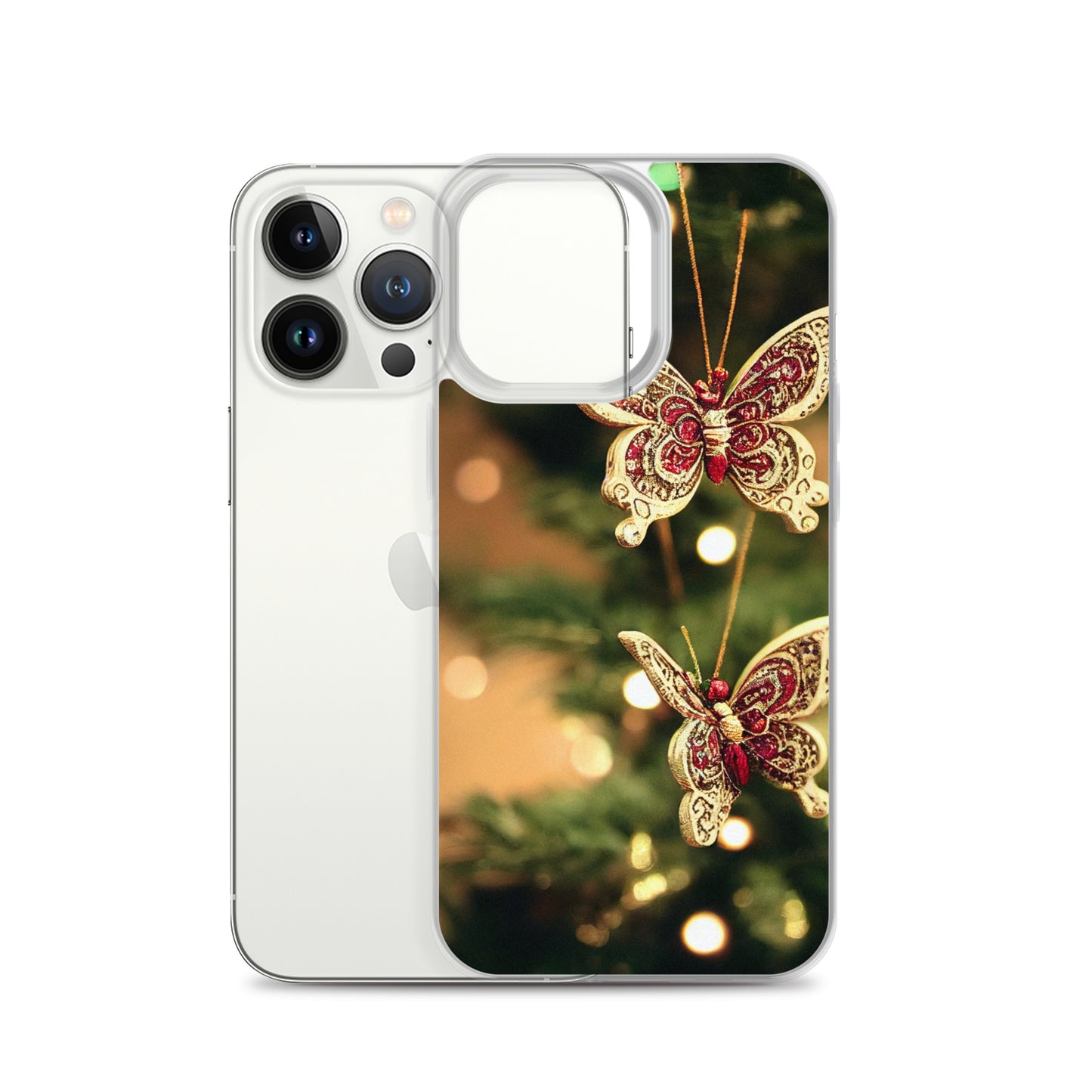 iPhone Case - Butterfly Christmas Ornaments