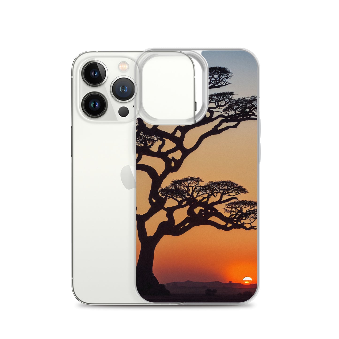 iPhone Case - African Vista - Acacia Tree at Sunset