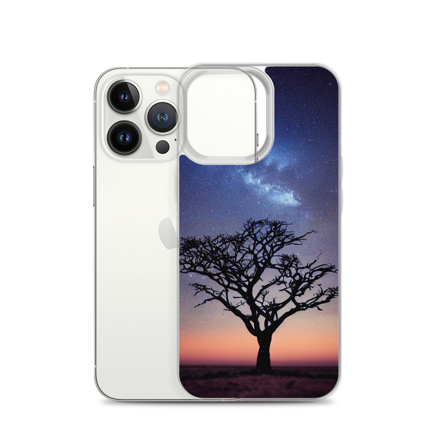 iPhone Case - African Vista - Acacia Under the Milky Way