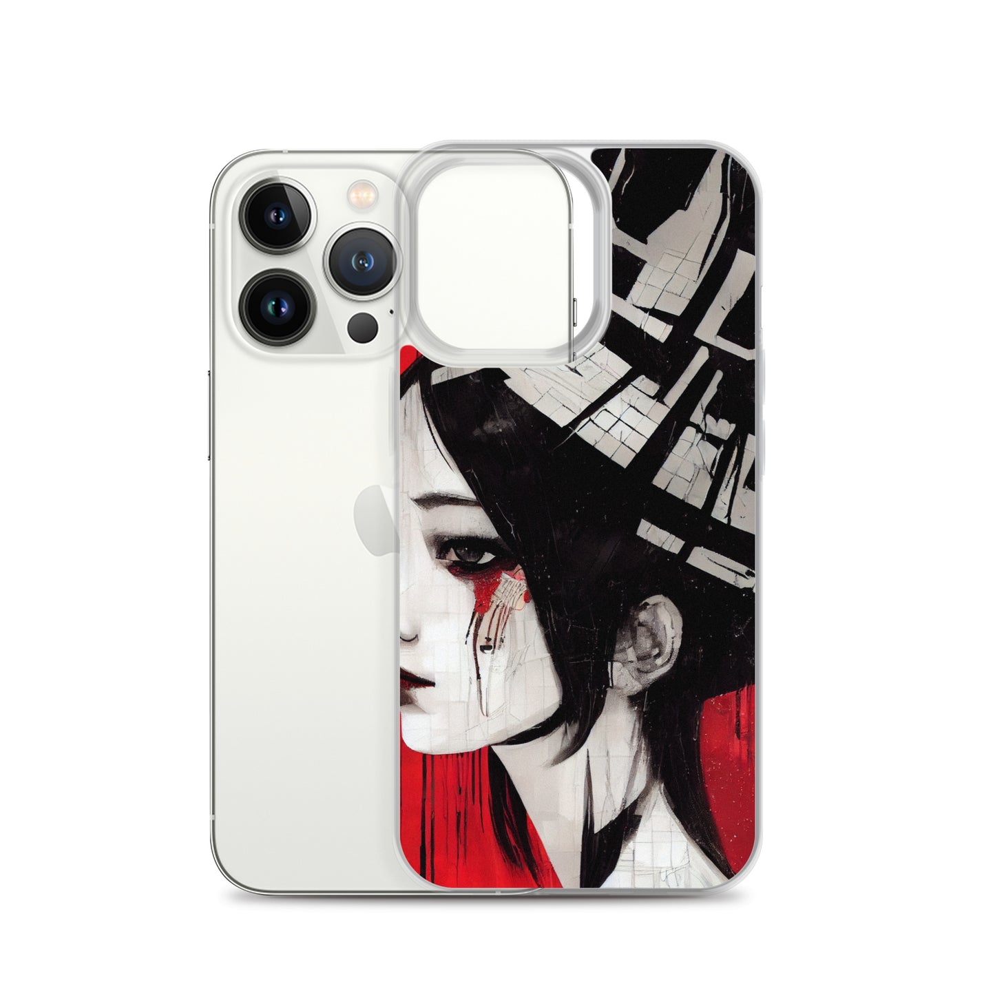 iPhone Case - Cyberpunk Geisha Girl